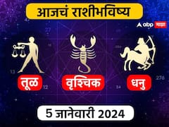 Horoscope Today 5 January 2024 : तूळ, वृश्चिक, धनु राशींसाठी आजचा दिवस खास! करिअर, आर्थिक, नातेसंबंध आजचे राशीभविष्य जाणून घ्या