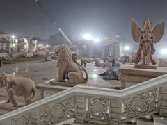 IN Pics: राम मंदिर के प्रवेश द्वार पर बजरंगी हनुमान, गज और सिंह की प्रतिमा हुईं स्थापित, देखें तस्वीरें