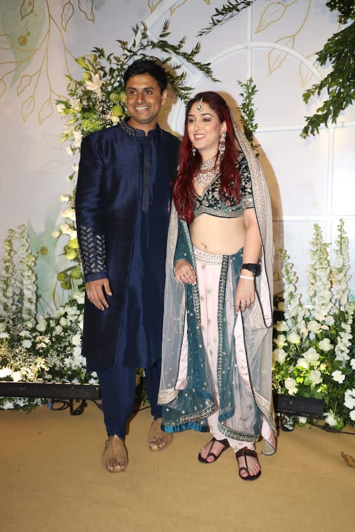 The newlywed pair radiated an irresistible charm as they get clicked by paparazzi after their wedding.