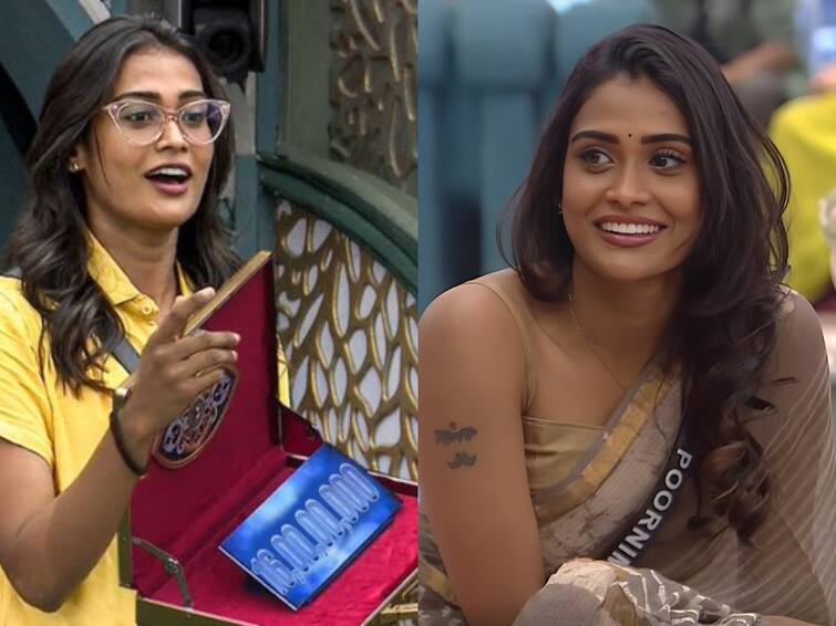 Bigg Boss 7 Tamil poornima took rs 16 lakh cash eliminate bigg boss house reports Bigg Boss 7 Tamil: காசு பணம் துட்டு மணி மணி! ரூ.16 லட்சத்துடன் பிக்பாஸில் இருந்து வெளியேறிய பூர்ணிமா - வியந்து பார்த்த ஹவுஸ்மேட்ஸ்!