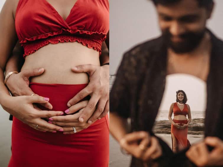 Amala Paul Announced Pregnancy South actress got pregnant after 2 months of marriage, gave good news on Instagram Marathi news Amala Paul Announced Pregnancy : लग्नाच्या 2 महिन्यांनंतर दाक्षिणात्य अभिनेत्री झाली प्रेग्नंट, इन्स्टाग्रामवरुन दिली गुडन्यूज