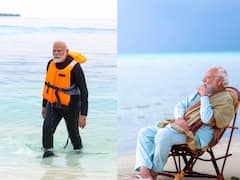Narendra Modi : லட்சத்தீவில் ஜாலியாக வைப் செய்யும் இந்திய பிரதமர் நரேந்திர மோடி!