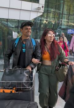 Ira Khan Wedding: कोर्ट मैरिज के बाद ग्रैंड वेडिंग के लिए उदयपुर पहुंचे आयरा-नुपुर, एयरपोर्ट पर कूल में दिखा न्यूली वेड कपल