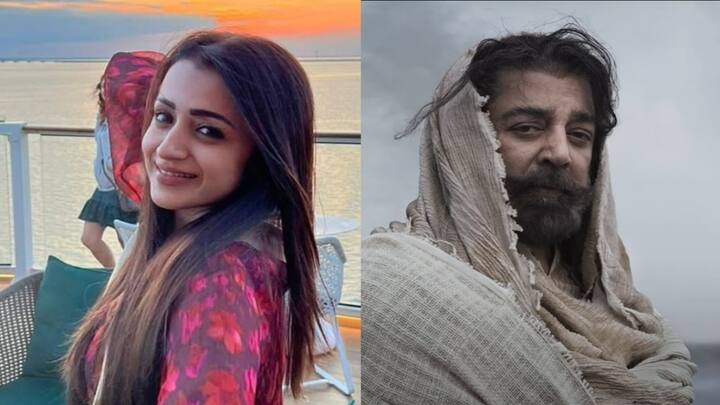 தூங்காவனம், மன்மதன் அம்பு படங்களுக்கு பிறகு 'தக் லைஃப்' திரைப்படத்தின் மூலம் மூன்றாவது முறையாக நடிகர் கமல்ஹாசனுடன் ஜோடி சேர்கிறார் நடிகை த்ரிஷா.