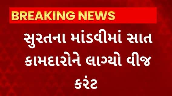 Surat News : માંડવીમાં વીજપોલ ઉભા કરવાની કામગીરી દરમ્યાન 7 કામદારોને લાગ્યો વીજ કરંટ