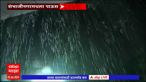 Chhatrapati Sambhaji Nagar Rain : छत्रपती संभाजीनगरमध्ये अवकाळी पावसाची हजेरी