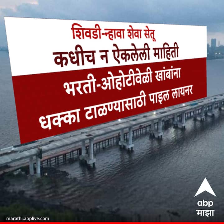 भरती-ओहोटीवेळी खांबांना धक्का टाळण्यासाठी पाइल लायनर