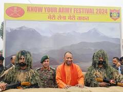 IN Pics: हाथ में राइफल और सामने निशाना, सेना के कार्यक्रम में दिखा सीएम योगी का अलग अंदाज