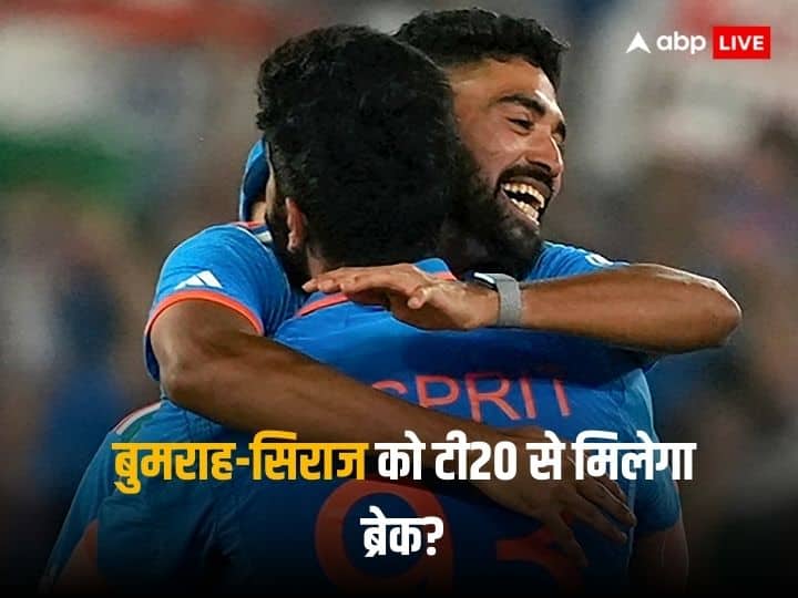 IND vs AFG Team India jasprit bumrah mohammed siraj may be rested T20 series suryakumar yadav pandya IND vs AFG: हार्दिक-सूर्या अफगानिस्तान के खिलाफ सीरीज से होंगे बाहर? इन दो गेंदबाजों को भी दिया जा सकता है ब्रेक