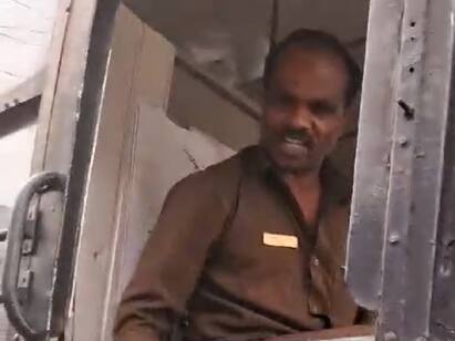 Government bus driver rude to female passenger in Nilgiris உன் அப்பன் வீட்டு வண்டியா? : பெண் பயணியிடம் அநாகரிகமாக அரசு பேருந்து ஓட்டுநர்.. கூடலூரில் பரபரப்பு