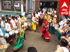விழுப்புரத்தில் பம்பை - உடுக்கை இசைத்து, நடனமாடி கோரிக்கை வைத்த நாட்டுப்புற கலைஞர்கள்