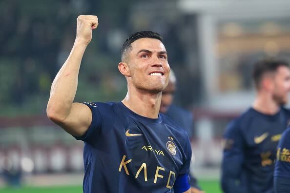 Cristiano Ronaldo, who netted 54 goals in 2023 for both his club and country, claimed the prestigious Maradona Award for his remarkable goal-scoring prowess.