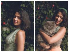 Amala Paul Poses With Cat, Flaunts Baby Bump - See Pics