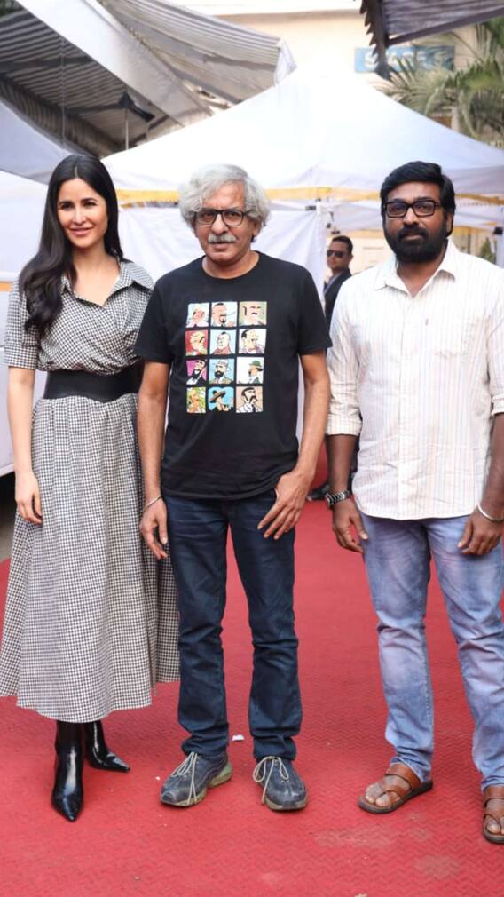 'मेरी ख्रिसमस' च्या प्रमोशनला 'या' कलाकारांची हजेरी!