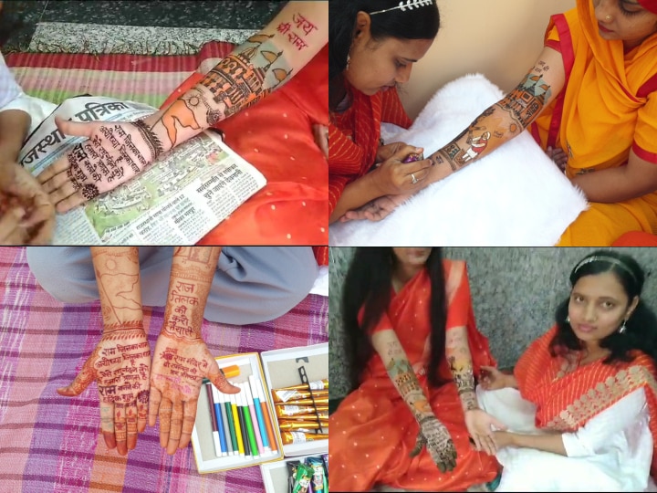 Riya's Mehandi art