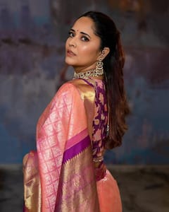 Anasuya Photos: సూయ సూయ అనసూయ, శారీలో అట్టా సంపమాకు అమ్మాయ