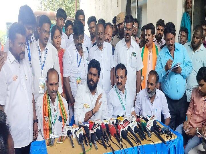 BJP state leader Annamalai says At present, BJP is strong in Tamil Nadu in madurai - TNN Madurai : தற்போது தமிழகத்தில் பாஜக பலமாக உள்ளது - அண்ணாமலை பேட்டி