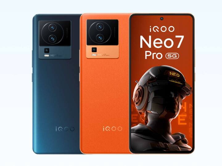 iQOO Neo 7 Pro 5G: इसे आप 2 कलर ऑप्शन में खरीद सकते हैं. मोबाइल फोन Snapdragon 8+ Gen 1 चिपसेट का काम करता है. फोन में 5000 एमएएच की बैटरी 120 वॉट के फास्ट चर्जिंग के साथ मिलती है. फोटोग्राफी के लिए इसमें 50+8+2MP के तीन कैमरा मिलते हैं.