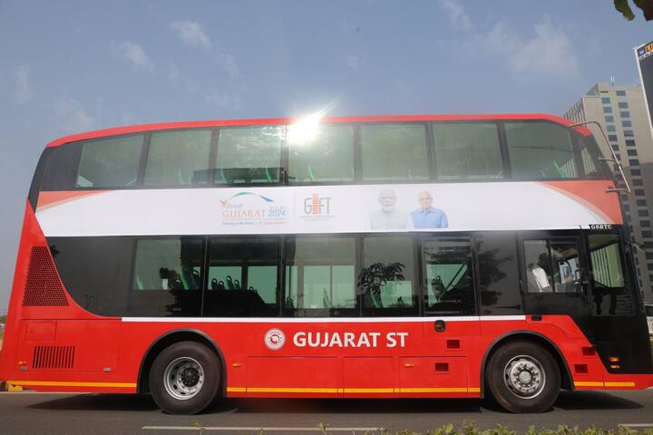 સોમવારથી આવી બે બસોનું વાઈબ્રન્ટ સમિટ-2024ના ભાગરૂપે સંચાલન કરાશે