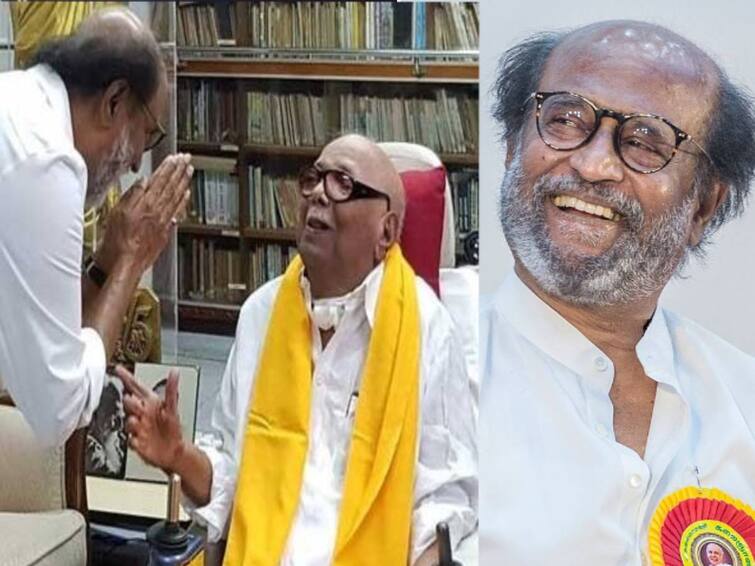 actor rajinikanth shared his fun incident with karunanidhi in Kalaingar 100 function Kalaingar 100: “அதிமுகவுக்கு ஓட்டு.. கருணாநிதியை பார்க்க முடியாமல் தவிர்த்தேன்” - கலைஞர் 100 விழாவில் ரஜினி பகிர்ந்த தகவல்