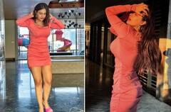 Neha Malik: બોડીકોન ડ્રેસમાં નેહા મલિકે શેર કરી ગ્લેમરસ તસવીરો, જુઓ બોલ્ડ અંદાજ