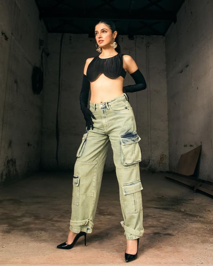 દિવ્યા વેસ્ટર્ન હોય કે ઈન્ડિયન બધા જ લુકમાં કહેર વર્તાવે છે.