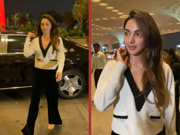 Kiara Advani Photos: हर दिन बॉलीवुड सेलेब्स का एयरपोर्ट पर स्टाइलिश लुक देखने को मिलता है. हाल ही में कियारा को भी कूल और कम्फी लुक में पैपराजी ने स्पॉट किया. नीचे देखिए तस्वीरें......