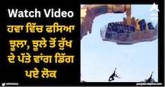 Viral Video: ਹਵਾ ਵਿੱਚ ਫਸਿਆ ਝੂਲਾ, ਝੂਲੇ ਤੋਂ ਰੁੱਖ ਦੇ ਪੱਤੇ ਵਾਂਗ ਡਿੱਗ ਪਏ ਲੋਕ
