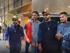 Team India returned to Mumbai : द. आफ्रिकेवर ऐतिहासिक विजय मिळवल्यानंतर भारतात परतली टीम इंडिया, रोहितचे चाहत्यांबरोबर फोटोशूट
