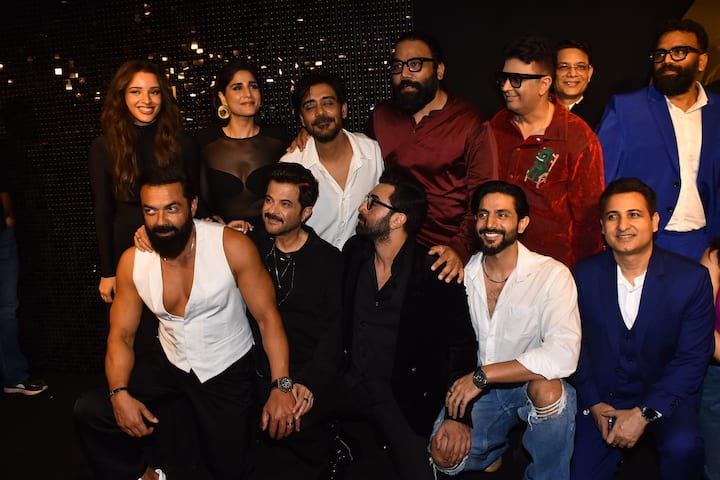 The actors from the movie, including Bobby Deol, Triptii Dimri, Rashmika Mandanna, Anil Kapoor, and Ranbir Kapoor, were spotted at the event.