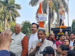 बेरोजगारी के खिलाफ सड़कों पर उतरे कांग्रेसी नेता, पूर्व सीएम हरीश रावत ने बीजेपी से की बड़ी मांग