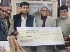 राम मंदिर ट्रस्ट को श्रीकांत शिंदे ने दान किया 11 करोड़ रुपये, सौंपा चेक