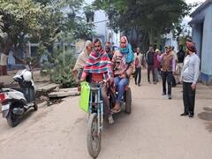 नालंदा में स्वास्थ्य विभाग की खुली पोल, पोस्टमार्टम के बाद परिजन शव को सामान ढोने वाली गाड़ी से लेकर गए घर