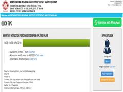 NERIST NEE 2024: Applications Begin On nerist.ac.in - Here’s How To Apply