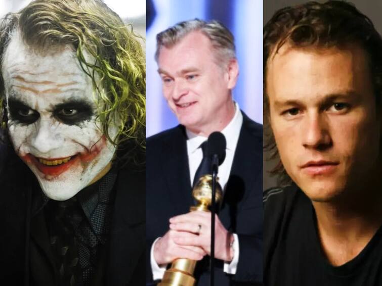 director christopher nolan recalls his friend actor heath ledger after winning golden globe for best actor Chirstopher Nolan: ஹீத் லெட்ஜர் மறைந்தபோது.. கோல்டன் க்ளோப் மேடையில் கிறிஸ்டோஃபர் நோலன் உருக்கம்!