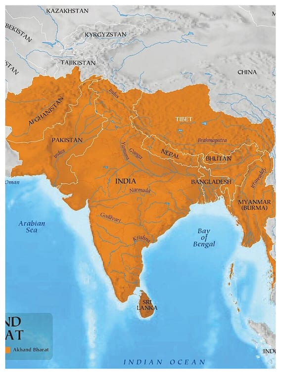 भारत से टूटकर अलग हुए देशों के नाम क्या हैं
