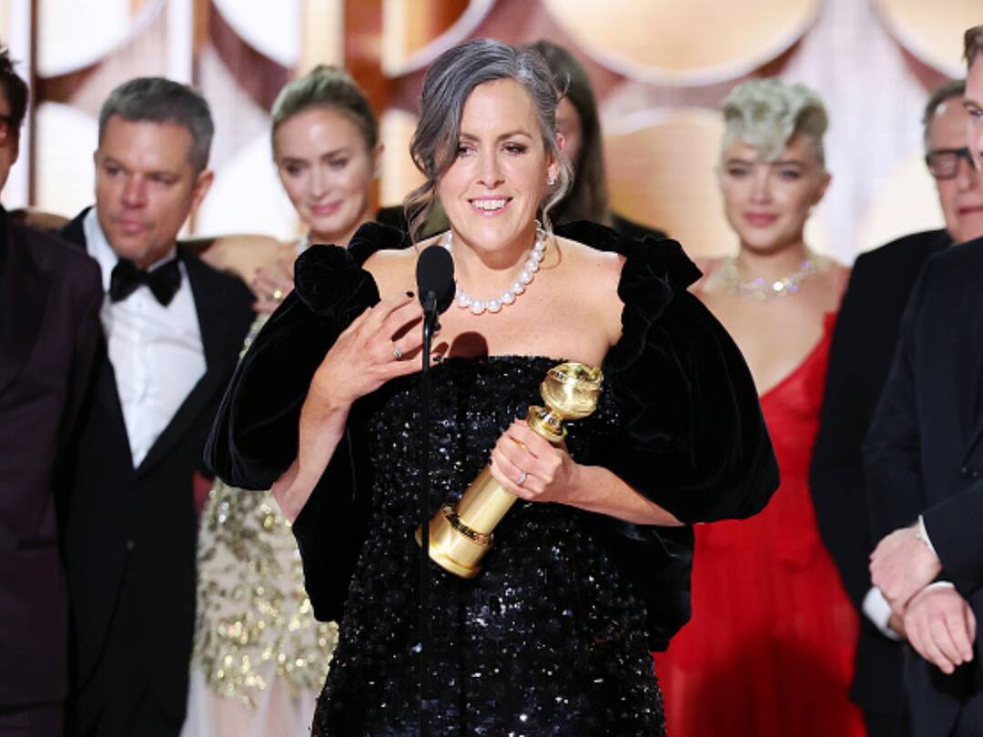 Golden Globe Awards 2024 LIVE Updates Golden Globes Nominees Winners Barbie Oppenheimer Taylor Swift Red Carpet Looks Photos Videos Golden Globe Awards 2024 Highlights: Oppenheimer Announced Best Motion Picture; A Moment Fans Had Been Waiting For