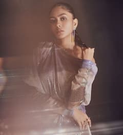 Mrunal Thakur Stuns In Sparkle Outfit; Check Out Pics