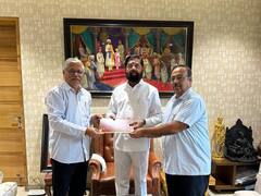 राम मंदिराच्या उद्घाटन सोहळ्यासाठी मुख्यमंत्री एकनाथ शिंदेंना निमंत्रण