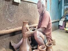 பொங்கலுக்கு தயாராகும் பூவந்தி பொங்கல் பானை; சிவகங்கையில் கடைசி கட்ட பணி ஜோர்!