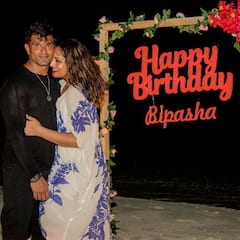 Bipasha Basu Celebrates Birthday In Maldives With Karan Singh Grover, Daughter - See Pics