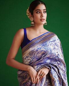 पोंगल पर खुद को देना है साउथ इंडियन लुक, तो रिक्रिएट करें जान्हवी कपूर की 7 ग्रेसफुल एंड स्टनिंग साड़ी स्टाइल