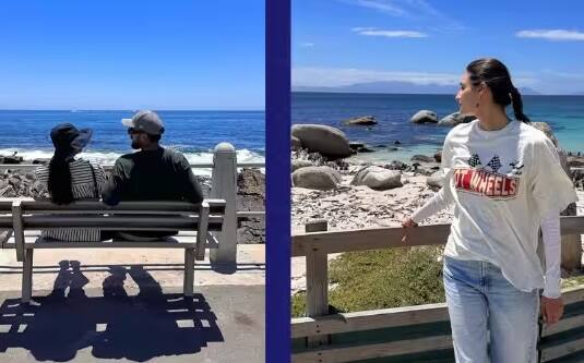 Athiya Shetty KL Rahul Vacation Photos: અભિનેતા સુનીલ શેટ્ટીની પુત્રી અથિયા શેટ્ટી સોશિયલ મીડિયા પર ખૂબ જ એક્ટિવ છે. તાજેતરમાં તેણે કેપટાઉન વેકેશનની તસવીરો ફેન્સ સાથે શેર કરી છે.