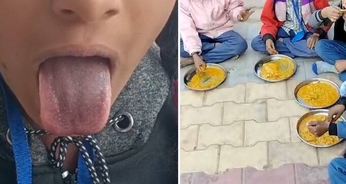 Around 50 children got black tongues after eating mid day meal in the school in Dhanera Banaskantha Banaskantha: શાળામાં મધ્યાહન ભોજન જમ્યા બાદ 50 જેટલા બાળકોની જીભ કાળી પડી, તપાસ શરુ