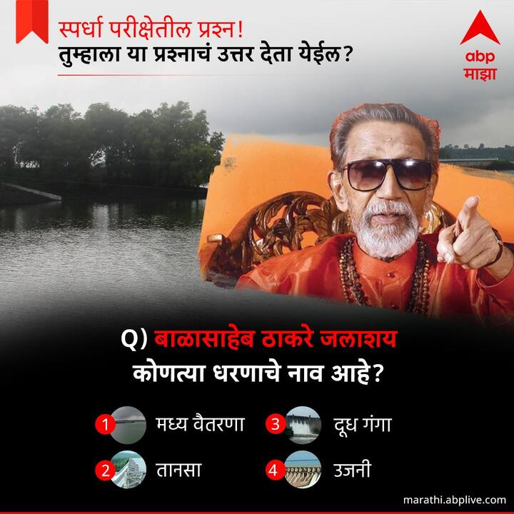 बाळासाहेब ठाकरे जलाशय कोणत्या धरणाचे नाव आहे ?