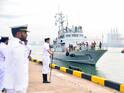 Indian Navy's INS Kabra Accorded To Warm Welcome In Colombo — IN PICS