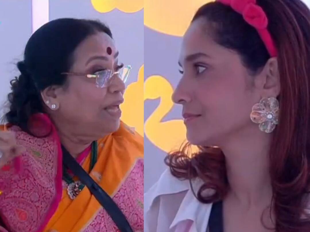 Bigg Boss 17 ankita lokhande gets angry on vicky jain mother in law VIDEO: विकीची आई पुन्हा चर्चेत; सासूबाई 'लाथ' प्रकरणाबद्दल बोलताच भडकली अंकिता, म्हणाली...