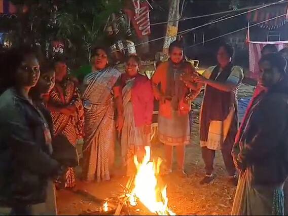 చెట్టుపై కొంగ, జగన్న దొంగ అంటూ అంగన్వాడీల సరికొత్త నినాదాలు