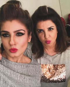 Malaika Arora And Raveena Tandon Wish Birthday Girl Farah Ali Khan With Special PICS