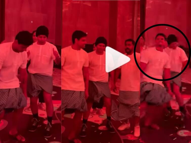 ira khan and nupur shikhare wedding aamir khan son in law dances on lungi dance video viral on social media VIDEO: आमिरच्या जावयाचा पुन्हा हटके अंदाज; 'लुंगी डान्स' गाण्यावर आयराच्या पतीचा जबरदस्त डान्स